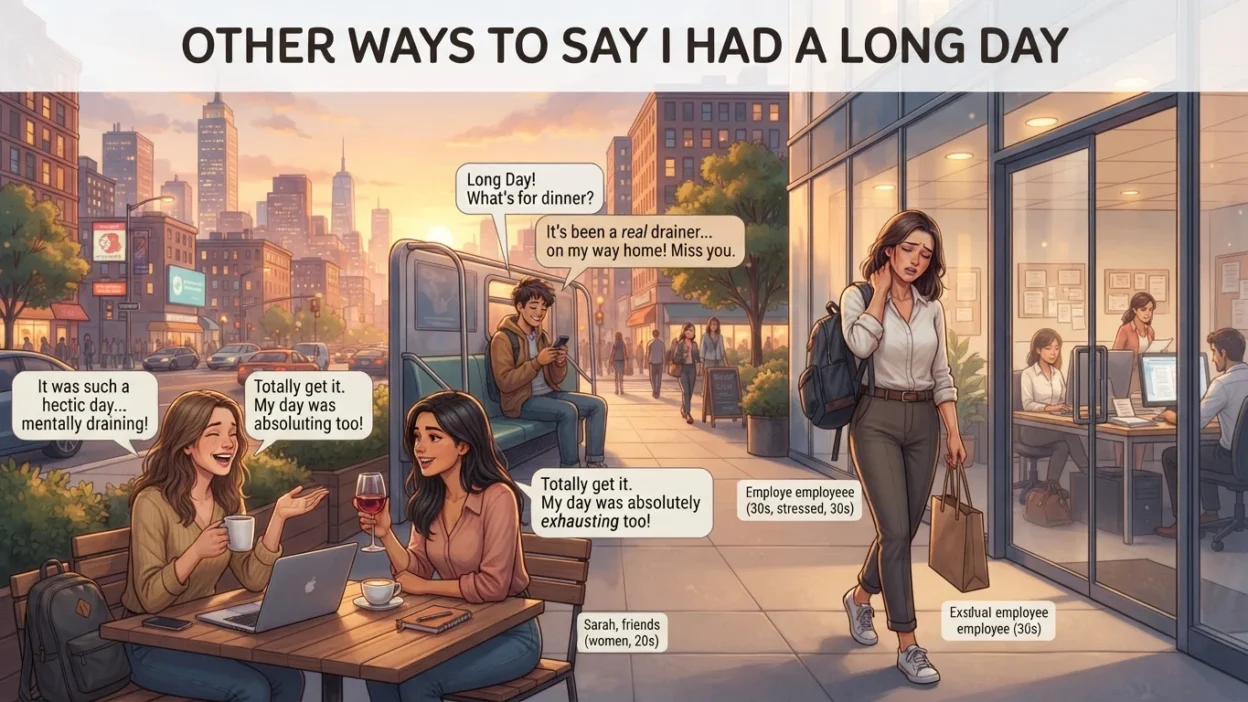 Other Ways to Say I Had a Long Day