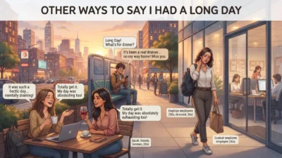 Other Ways to Say I Had a Long Day