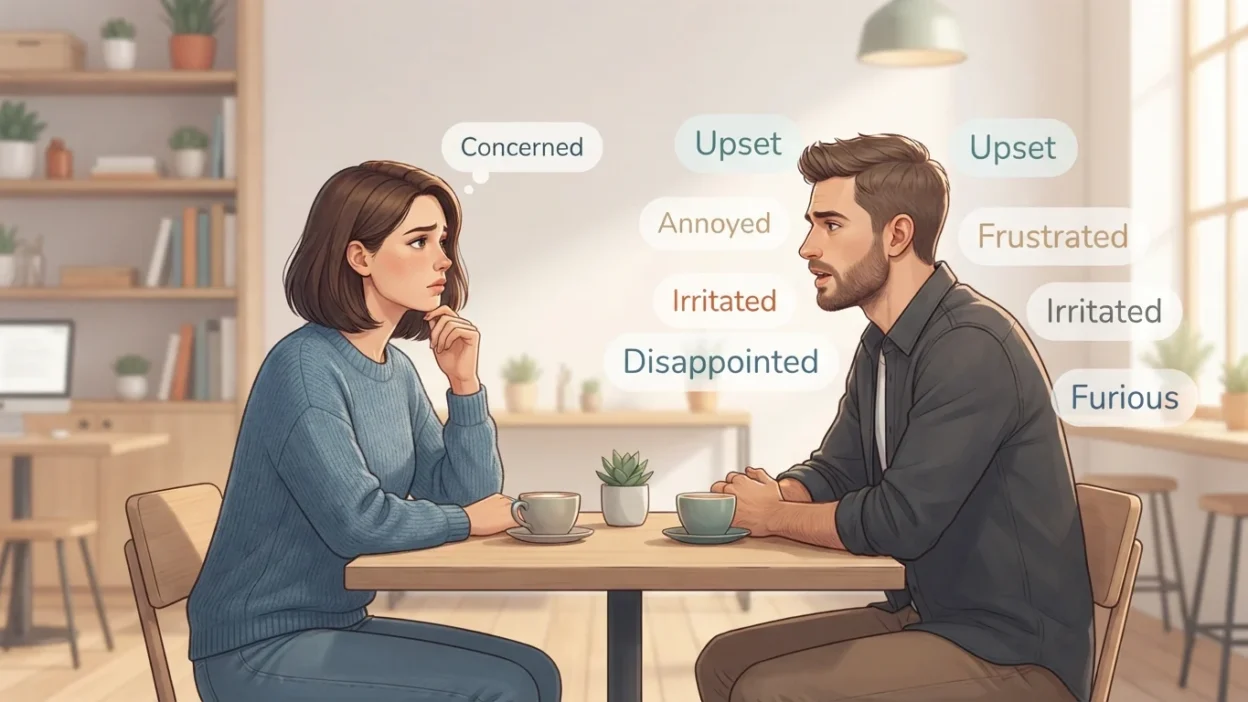 Other Ways to Say Angry