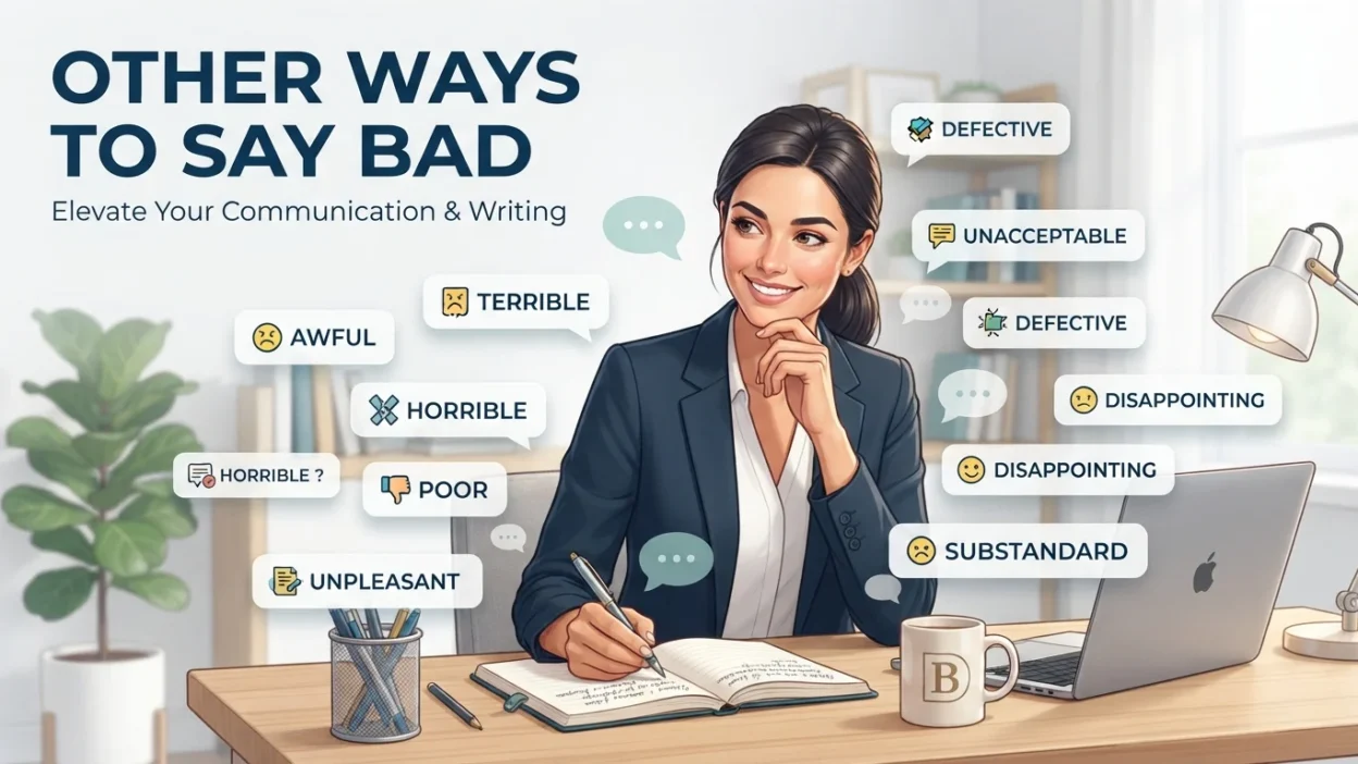 Other Ways to Say Bad