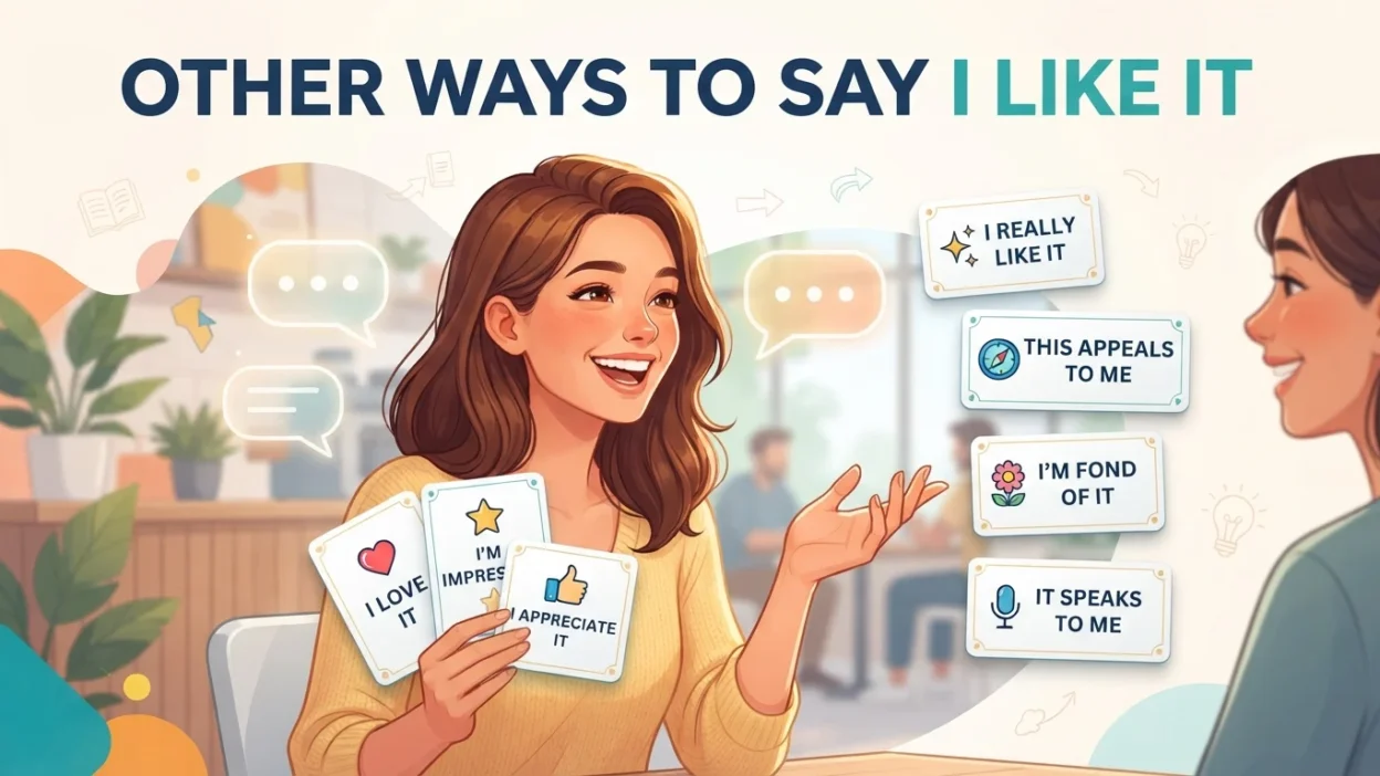 Other Ways to Say I Like It