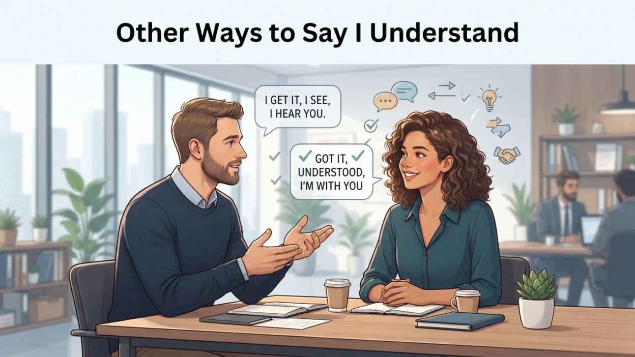 Other Ways to Say I Understand