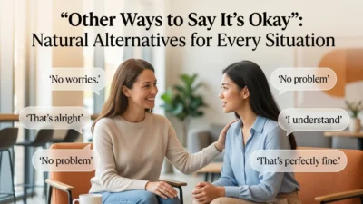 Other Ways to Say It’s Okay