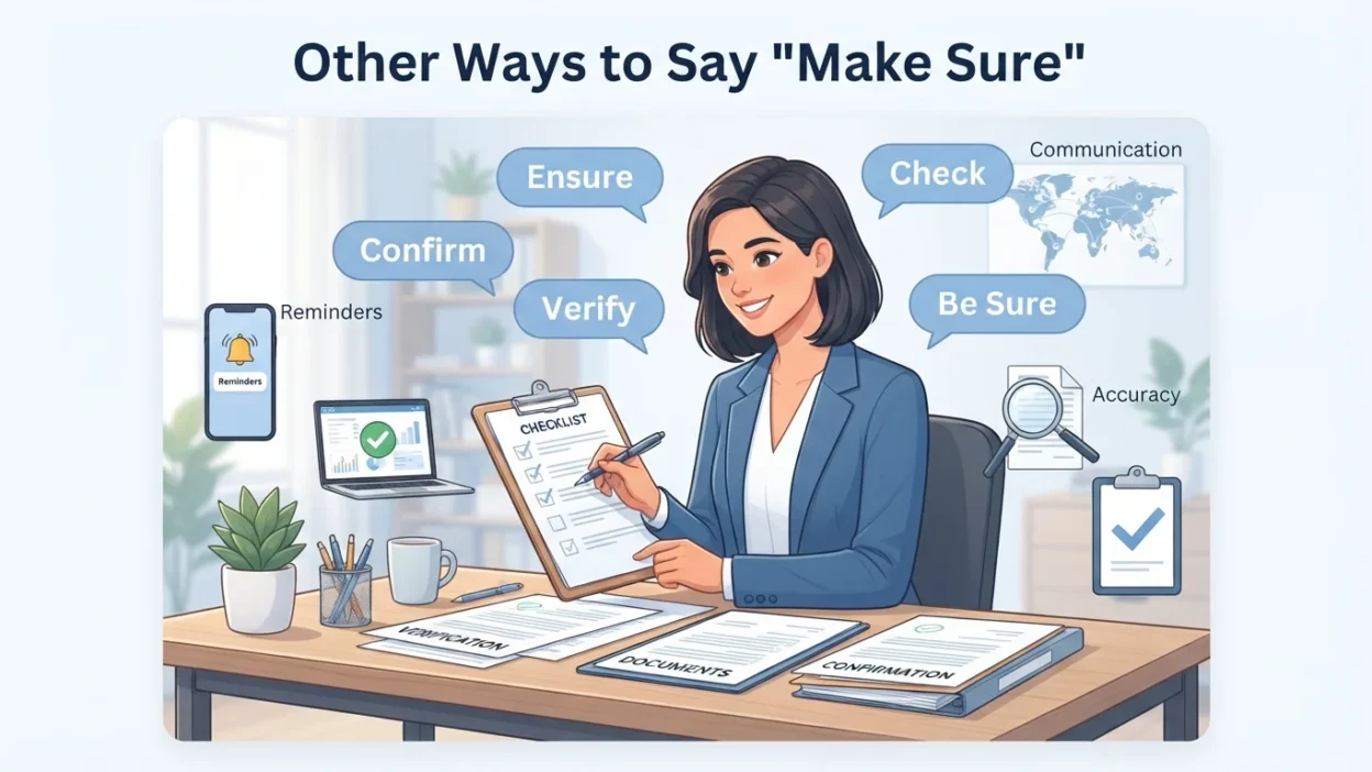 Other Ways to Say Make Sure