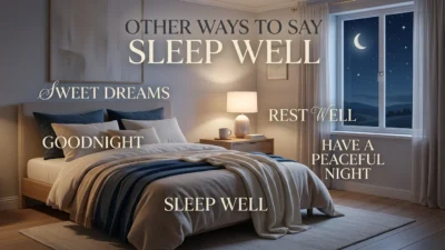Other Ways to Say Sleep Well