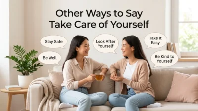 Other Ways to Say Take Care of Yourself