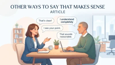 Other Ways to Say That Makes Sense