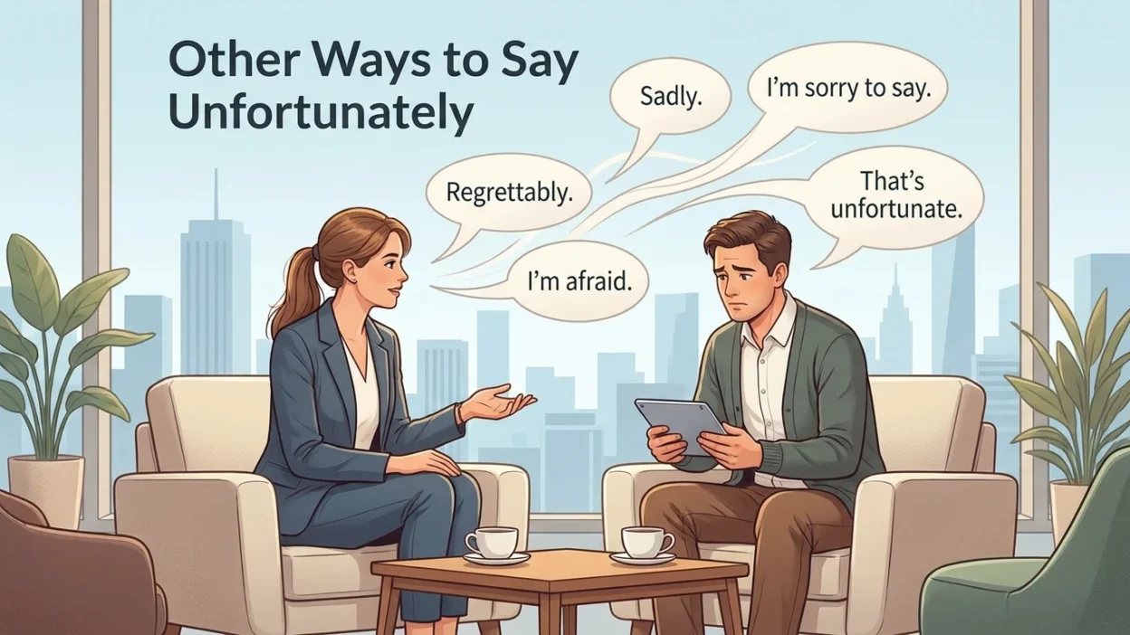 Other Ways to Say Unfortunately