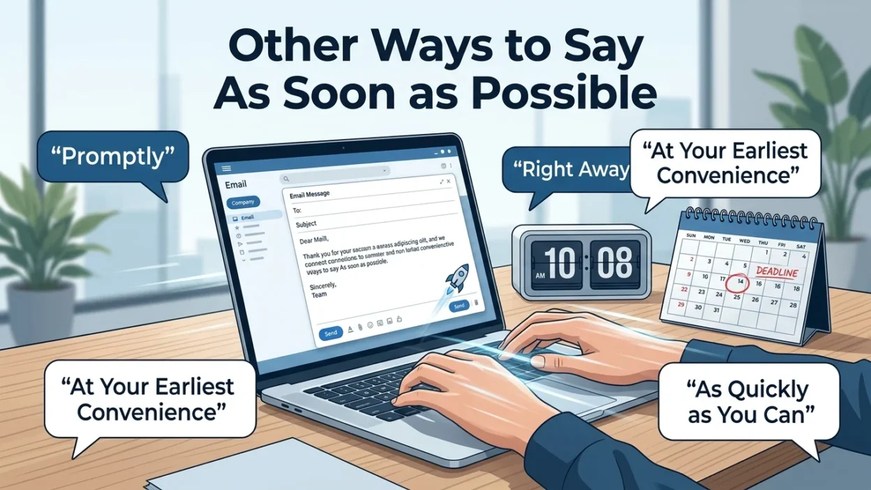 Other Ways to Say As Soon as Possible