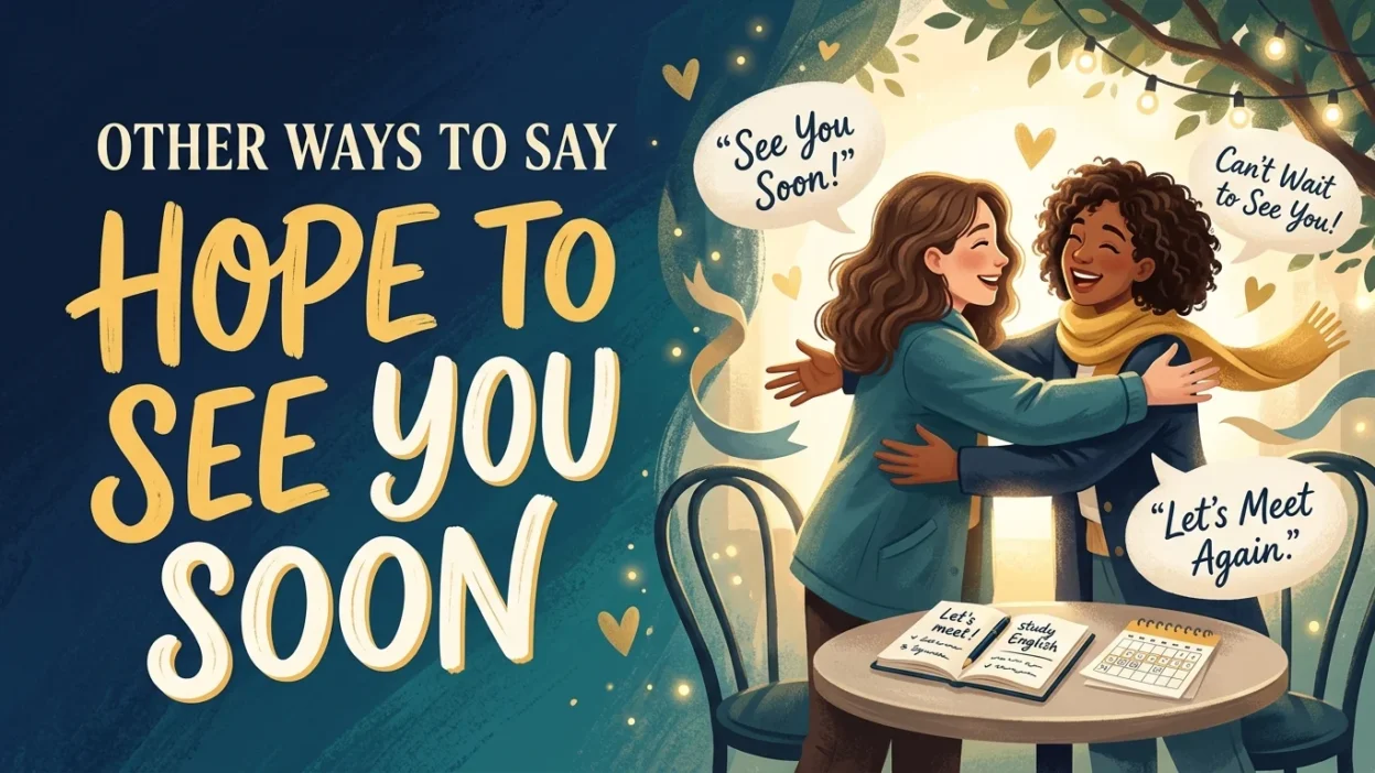 Other Ways to Say Hope to See You Soon