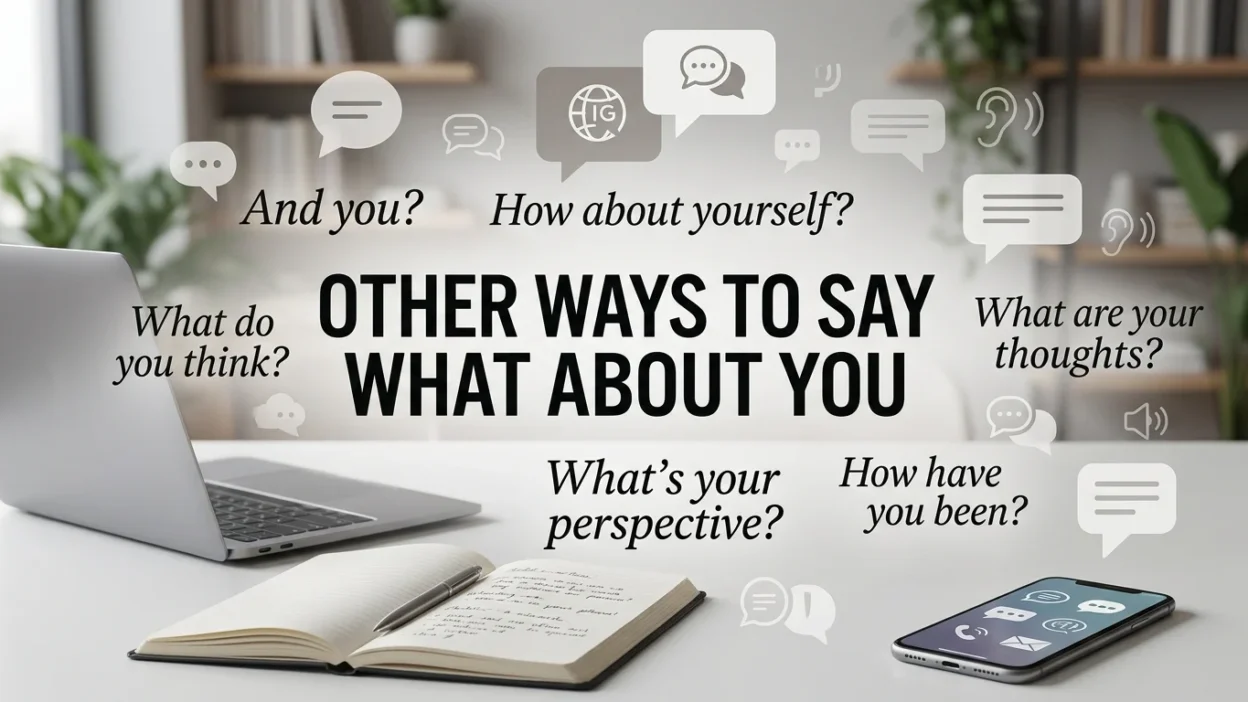 Other Ways to Say What About You